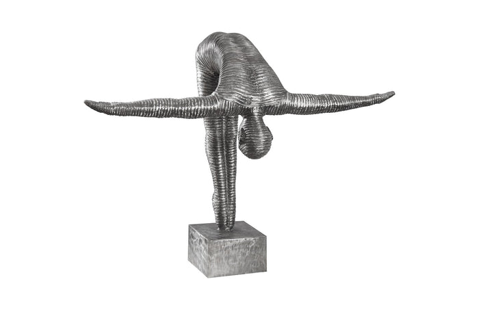 Dive Sculpture Aluminum Small