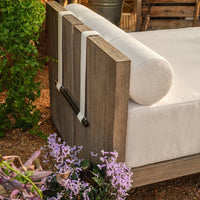 Dominic 71" Performance Boucle Outdoor Daybed