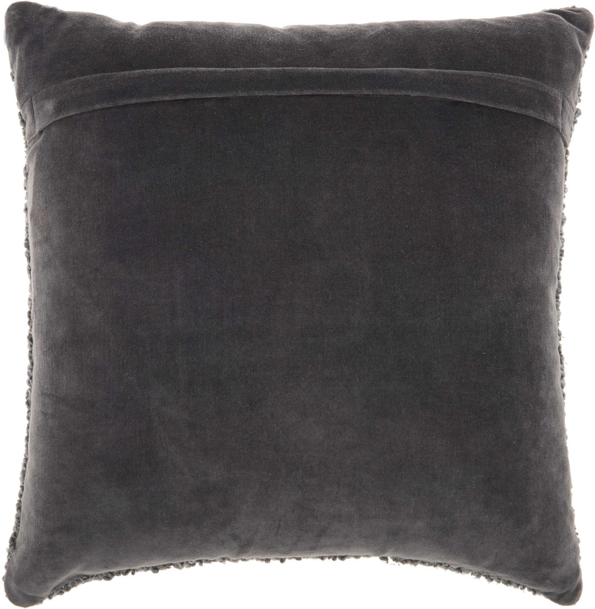 Zosia 18" x 18" Charcoal Throw Pillow - Elegance Collection