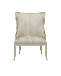 Garson Silver Leaf & Fresh Fine Linen Accent Chair