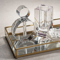 Florence Modern Round Glass Perfume Bottle - Large (Set of 2)