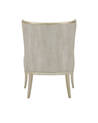 Garson Silver Leaf & Fresh Fine Linen Accent Chair