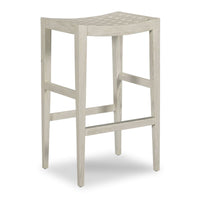 Hampton Light Oak Lattice Counter Stool - Luxury Living Collection