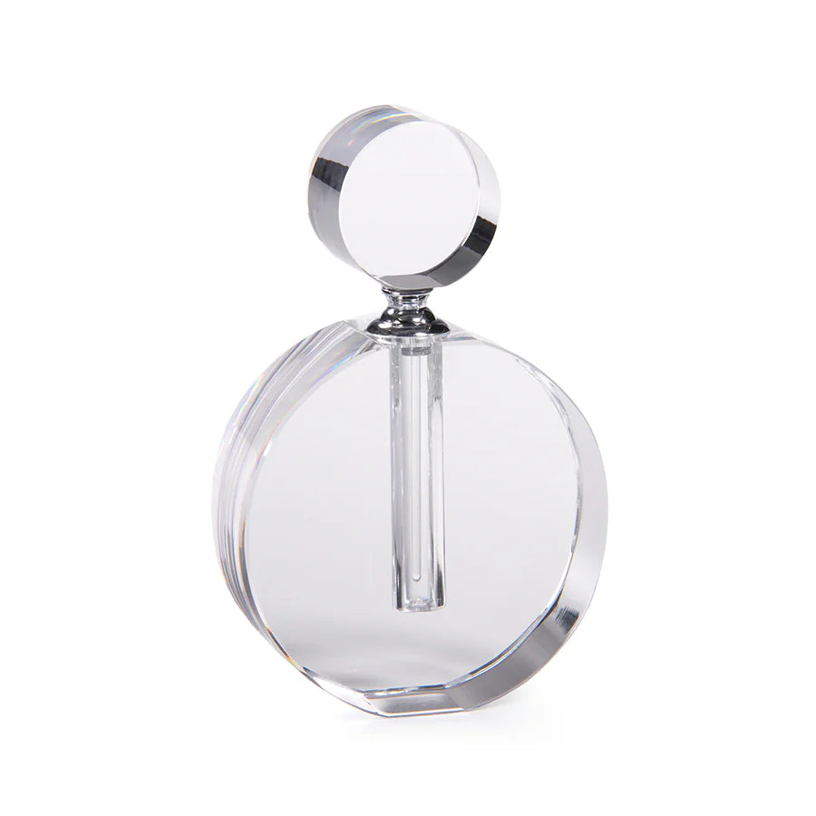 Florence Modern Round Glass Perfume Bottle - Large (Set of 2)