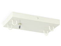 Calabria 48.5" Soft White Hand-wrapped Wood & Shell Chandelier
