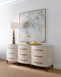 Springs Whimsical Light Canvas Wall Art with Gold Leaf