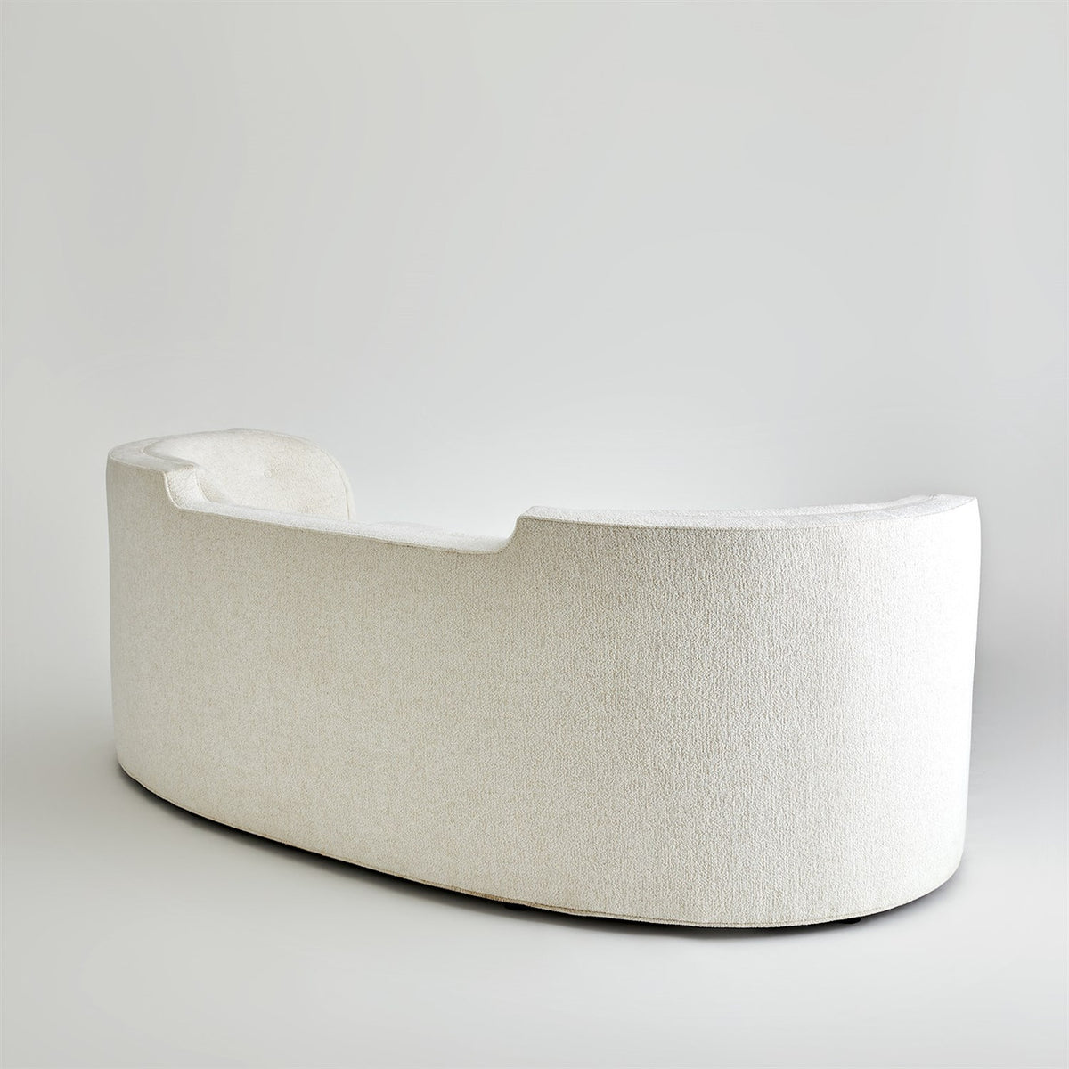 Lauren 89.5 Stylishly Curved Sofa Without Legs