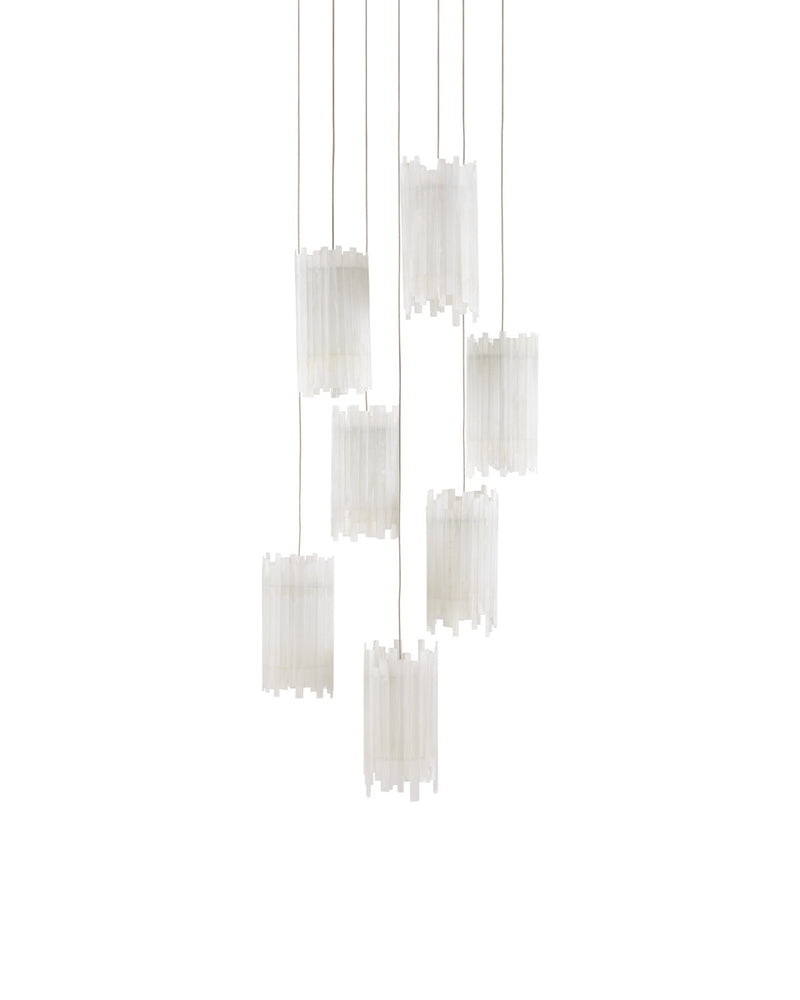 Escenia 7-Light Round Multi-Drop Pendant