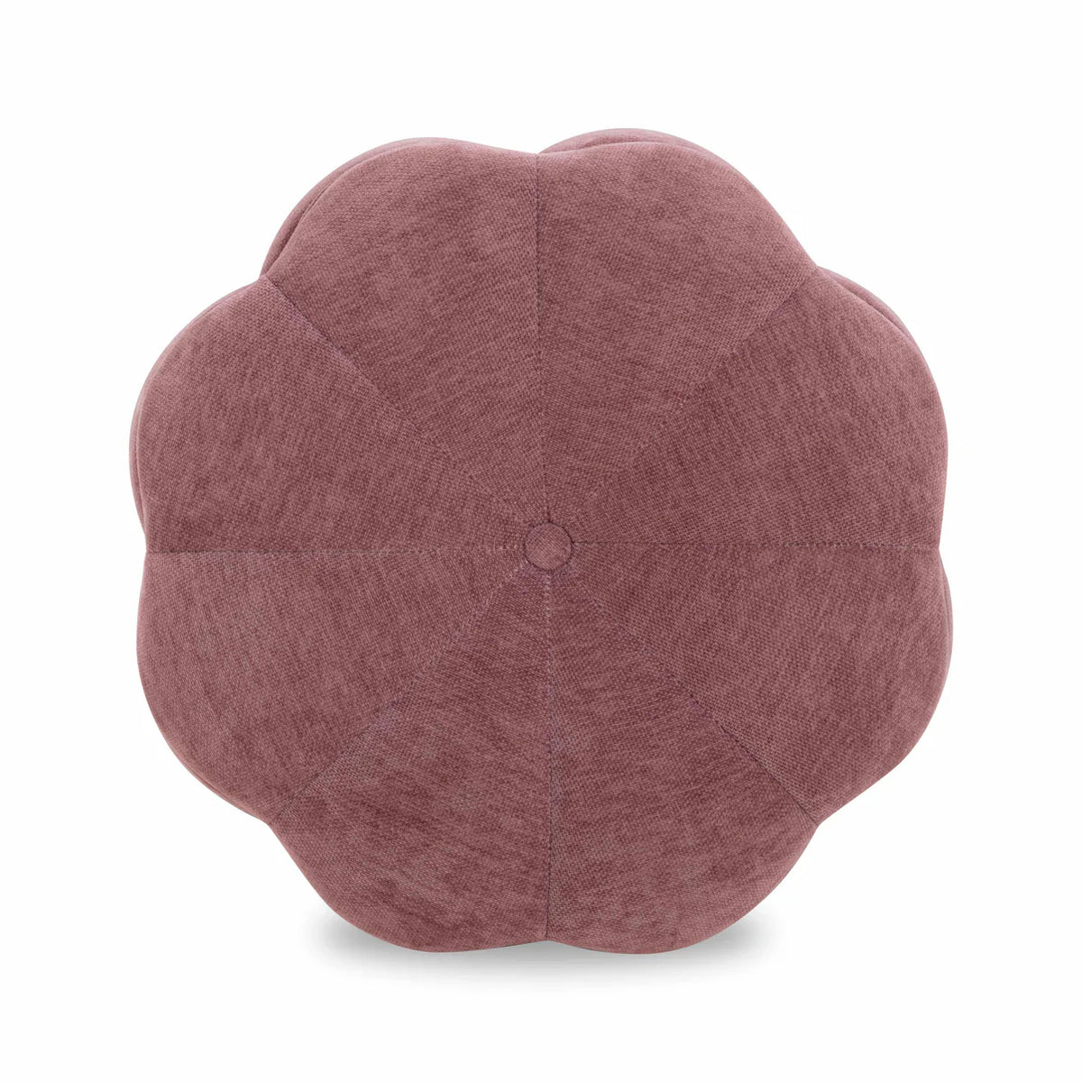 Petals Textured Mauve Performance Velvet Storage Ottoman