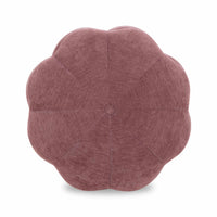Petals Textured Mauve Performance Velvet Storage Ottoman