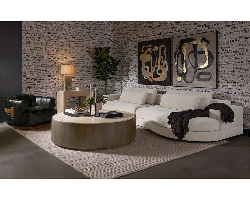 Baela 145" Cream Sofa