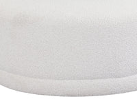 Laken 160" White Boucle Sofa Chaise - RAF