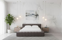 Diva Modern Tufted Grey Bed