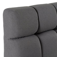 Diva Modern Tufted Grey Bed