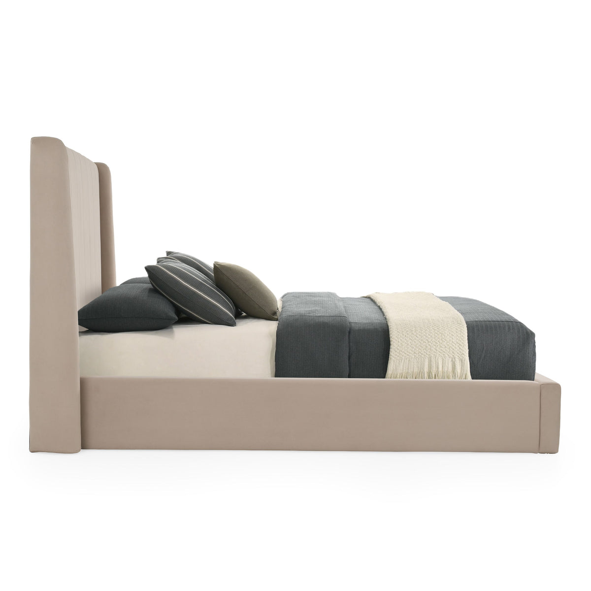 Renee Modern Tan Bed