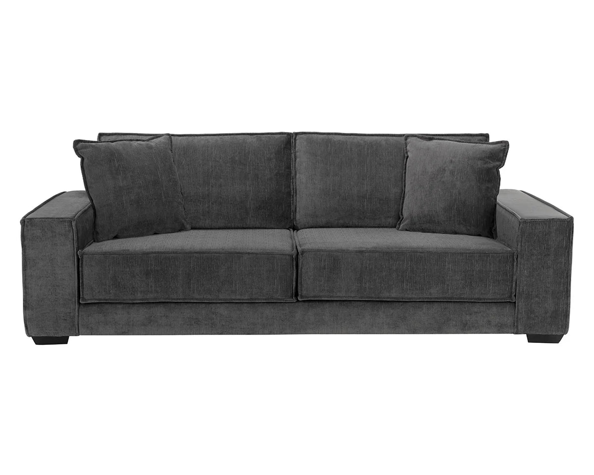 Calista 99" Pewter Sofa