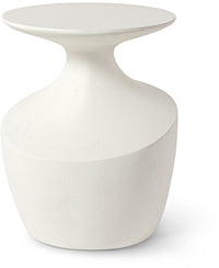 Chelsea White Indoor/Outdoor Side Table (2 Sizes Available)