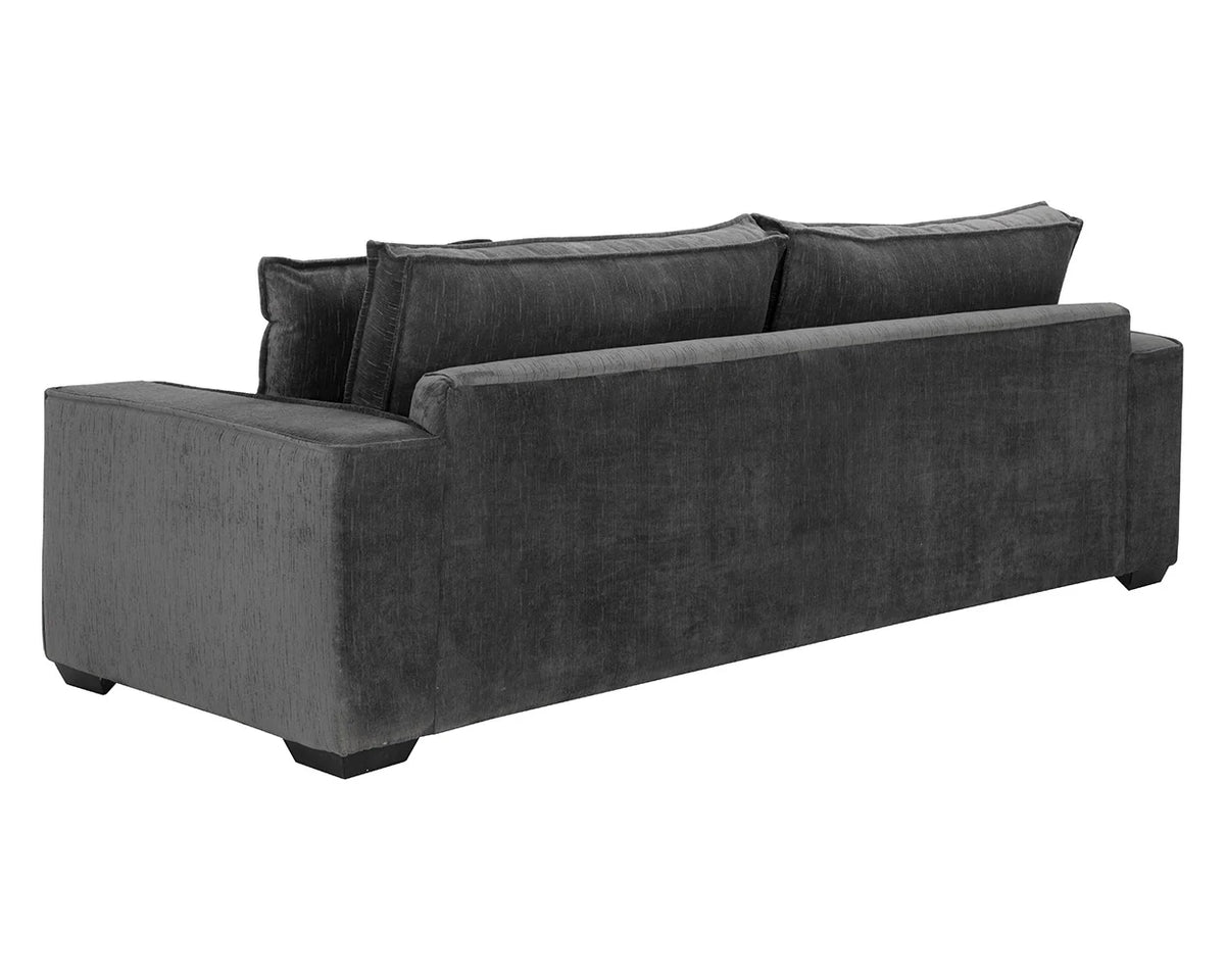 Calista 99" Pewter Sofa