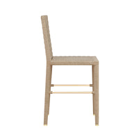 Amiah Basket Weave Natural Rope Counter Stool