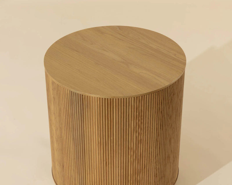 Kalla Natural & Gold Accent Table
