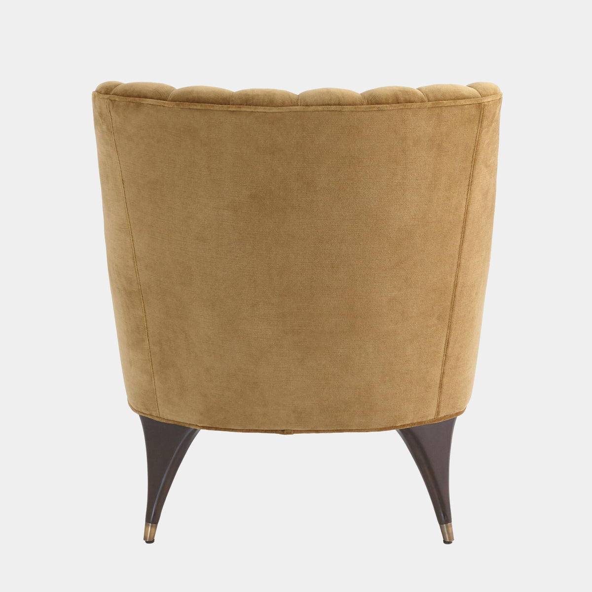 Channel Toast Velvet Accent Chair