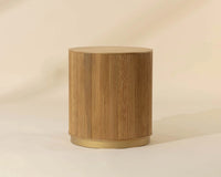 Kalla Natural & Gold Accent Table