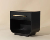 Tarrant Black & Gold Nightstand
