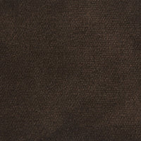 Emani Luxe Brown Velvet & Silver Ottoman