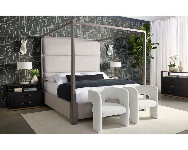 Danette Black & Gold Dresser