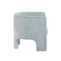 Georgina Light Blue Performance Chenille Accent Chair