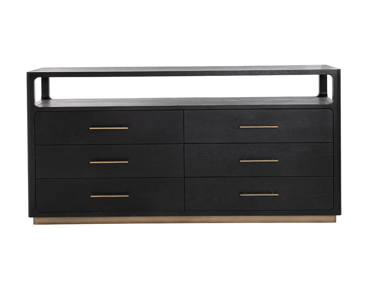 Danette Black & Gold Dresser