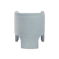 Georgina Light Blue Performance Chenille Accent Chair
