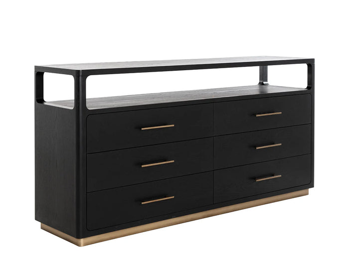 Danette Black & Gold Dresser