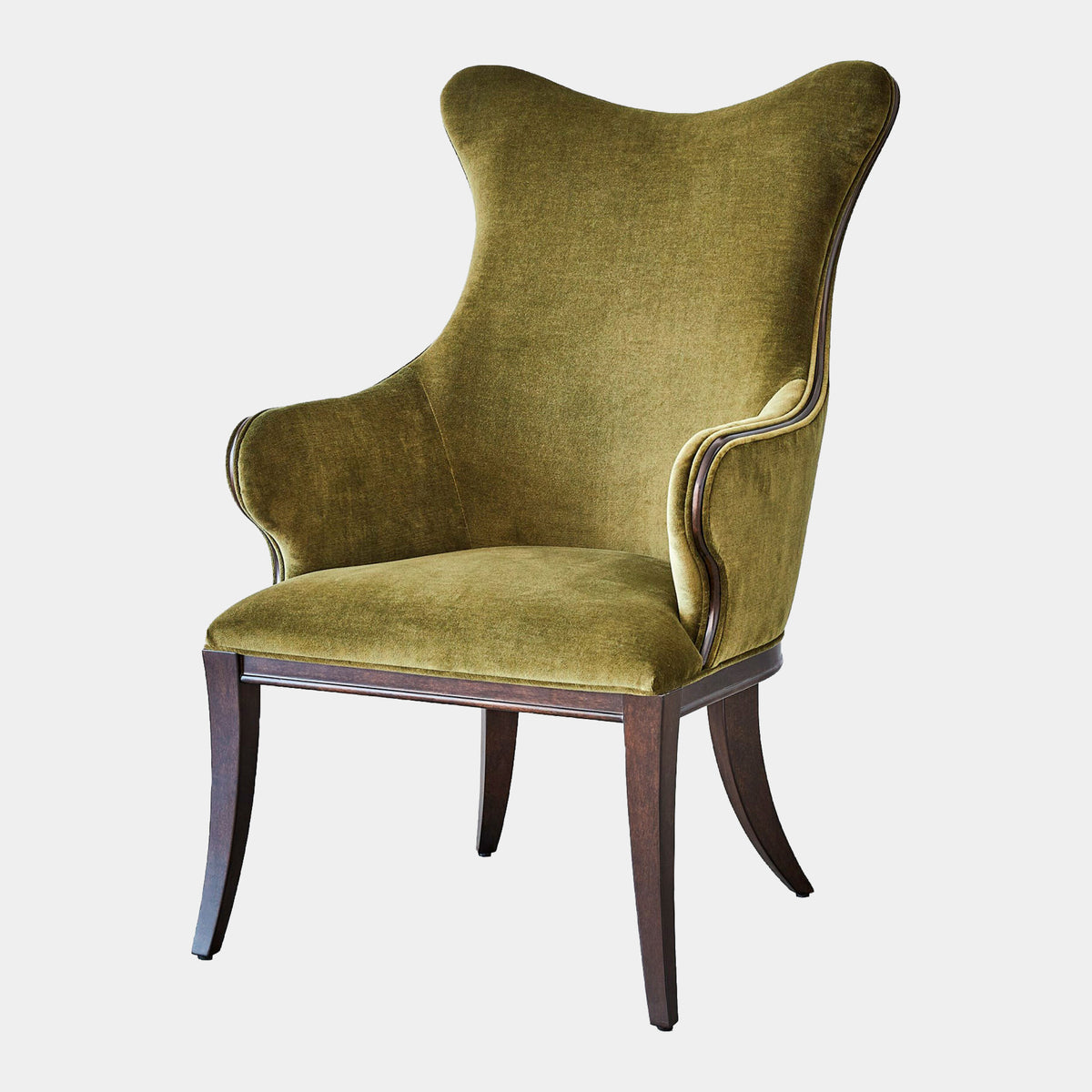 Soho Moss Velvet Chair