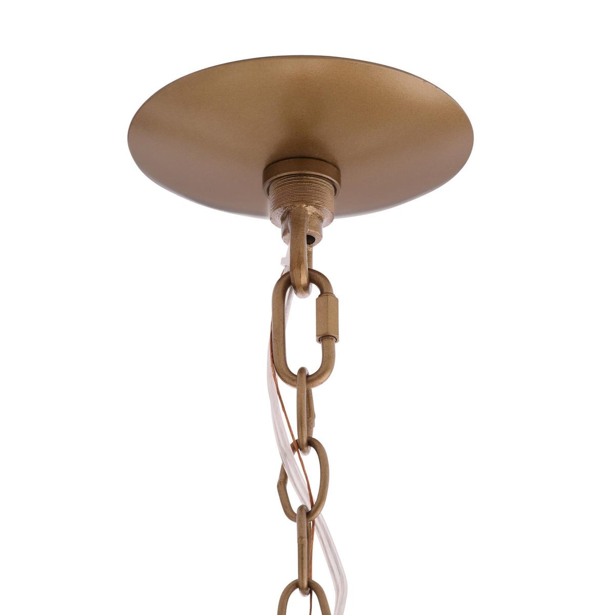 Jhene 36" Dramatic Cascading Antique Brass Chandelier