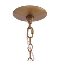 Jhene 36" Dramatic Cascading Antique Brass Chandelier