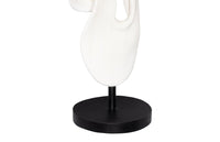 Dancing Ribbon 88”H Saute, Faux Bleached Sculpture