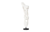 Dancing Ribbon 94”H Releve, Faux Bleached Sculpture