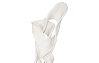 Dancing Ribbon 94”H Releve, Faux Bleached Sculpture