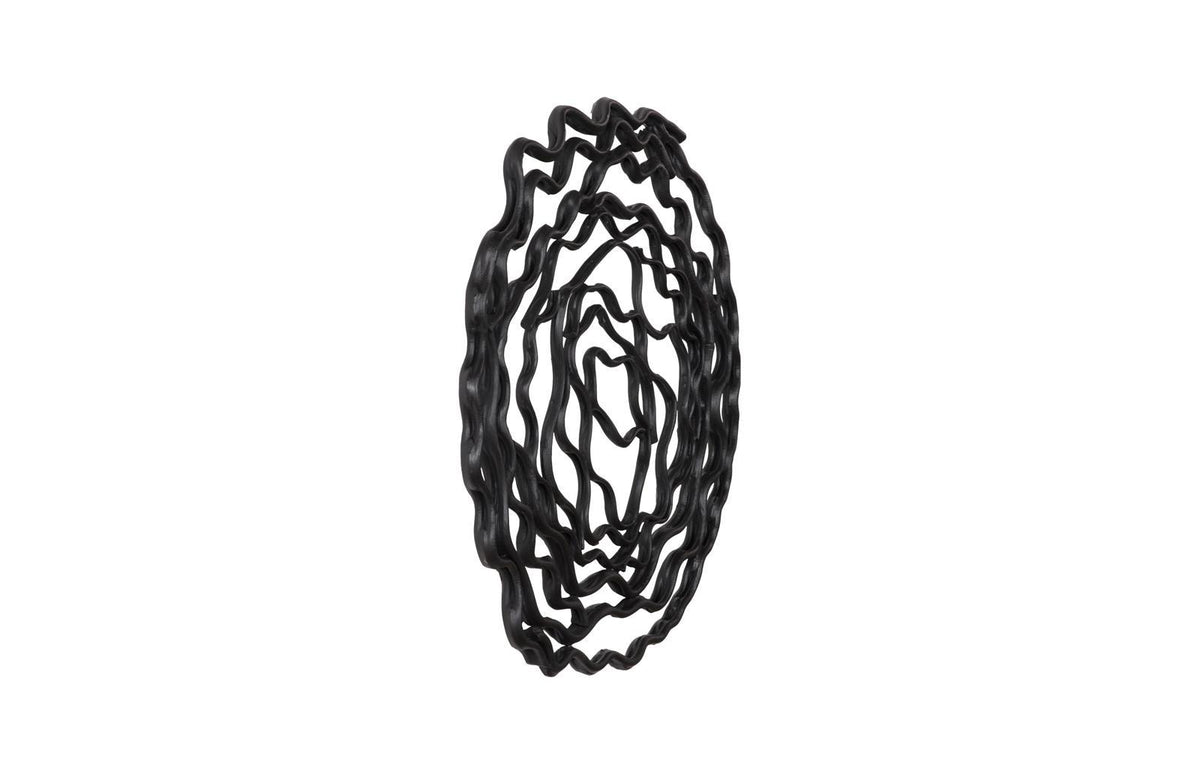 Vine Large Black 50” Wall Flower