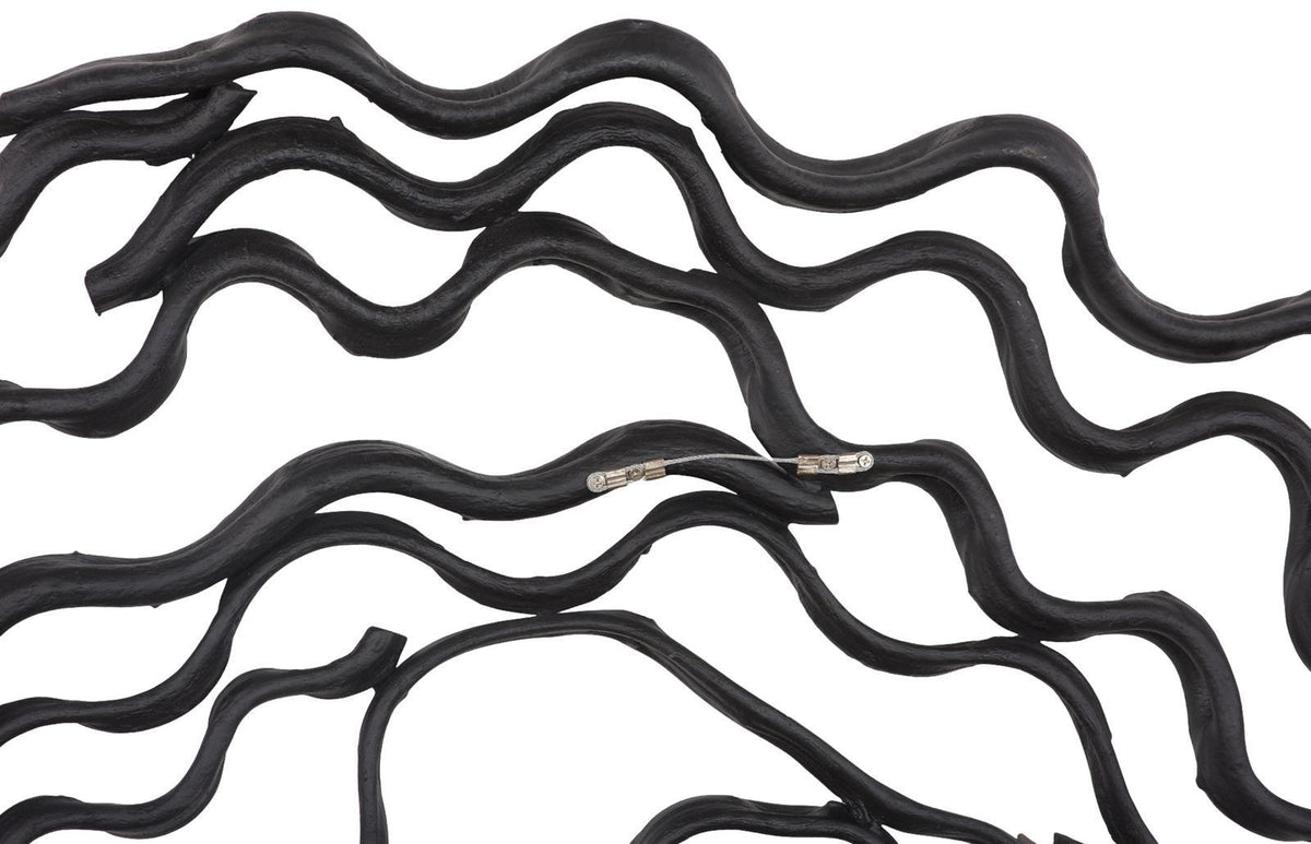 Vine Large Black 50” Wall Flower