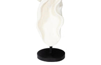 Dancing Ribbon 87”H Pirouette, Faux Bleached Sculpture