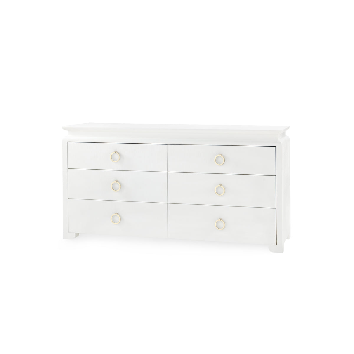 Vani 66" Extra Large Vanilla Dresser