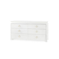 Vani 66" Extra Large Vanilla Dresser