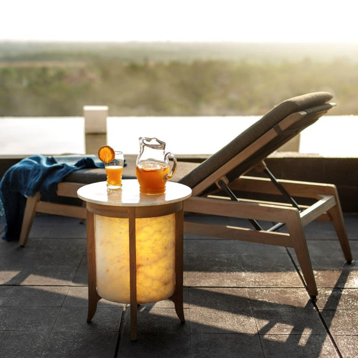 Lumiere Outdoor Teak Chaise