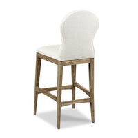 Kimaya Linen Bar Stool