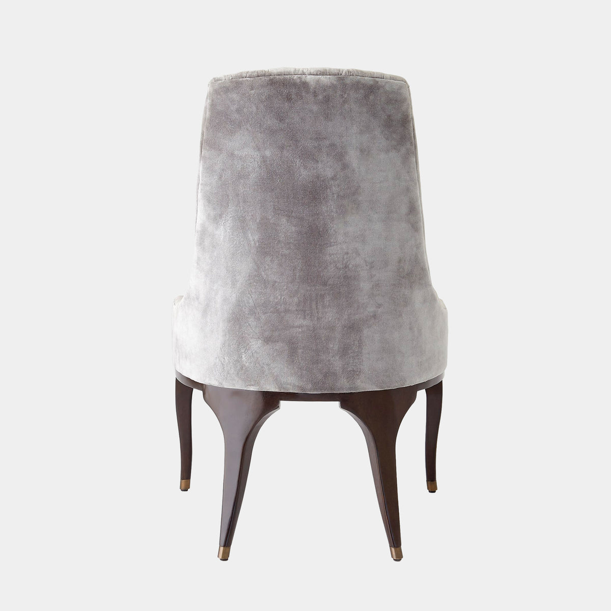 Channel Tufted Formal Gargoyle Velvet Dining Chair