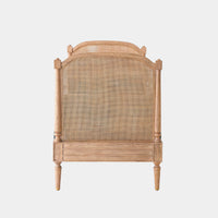 Josephine 74" Bleached Oak & Velvet Daybed