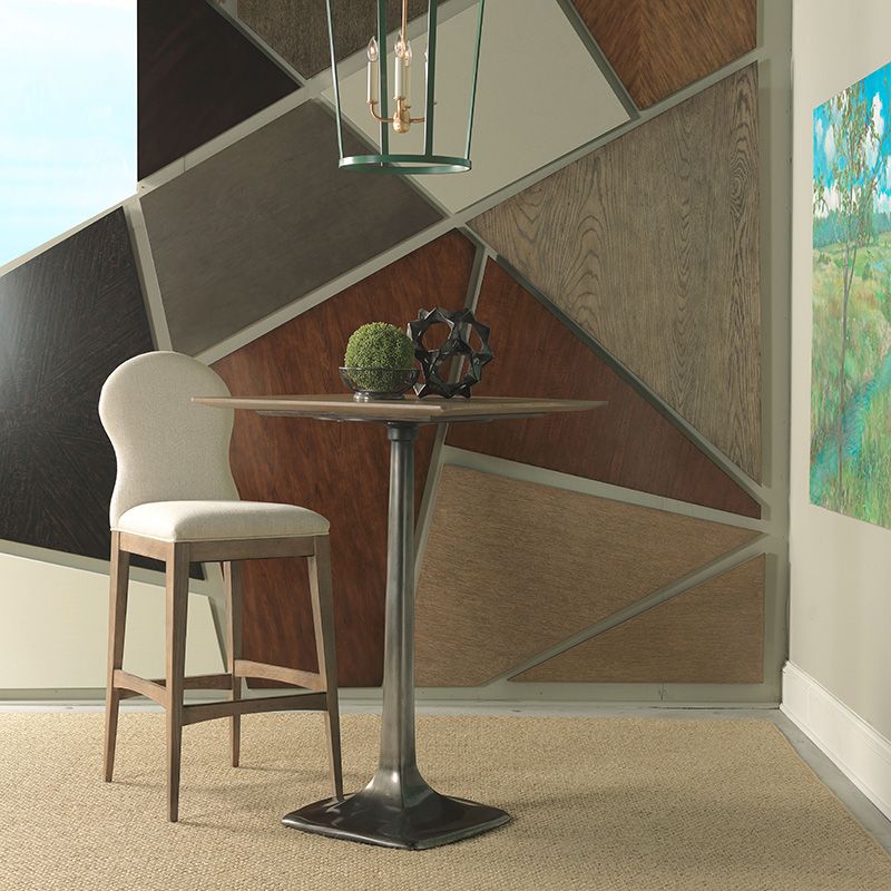 Kimaya Linen Bar Stool
