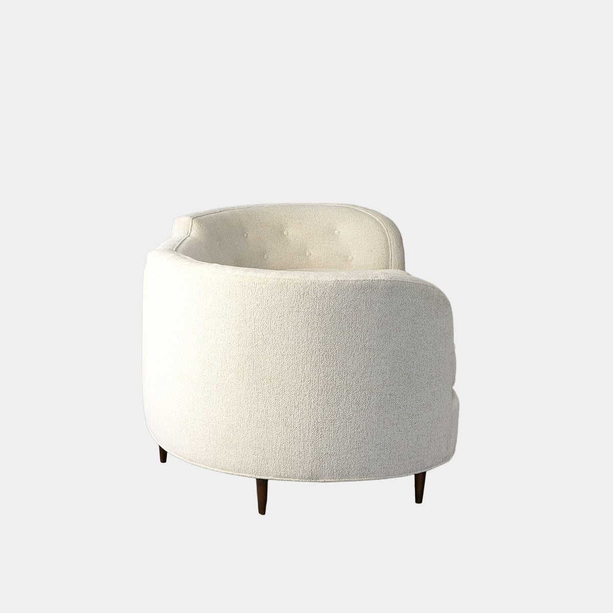 Lauren 90" Stylishly Curved Sofa With Legs